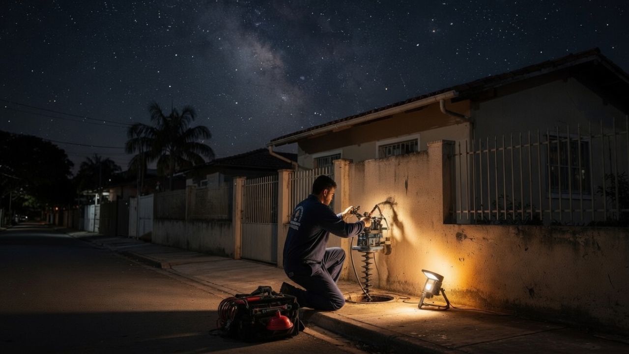 Serviço de desentupimento noturno 24 horas em Ribeirão Preto